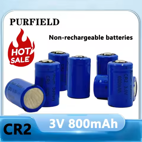 PURFIELD CR2 800mah 3V Alkaline Battery Non-rechargeable batteries for Remote Control Doorbell Clock