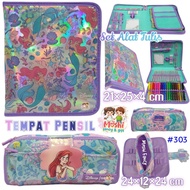 Midi Zip Kit Stationery Gift Set Ariel Mermaid Princess Stationery Set Midi Zip Mermaid Ariel Girls'