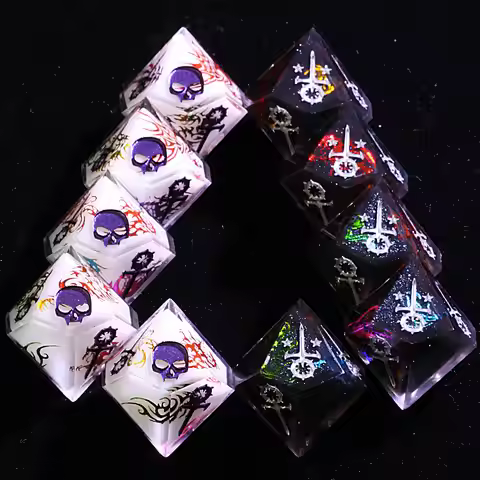 15 Polyhedral Resin Sabbat VtM Dice Set WoD Chameleon Gambit