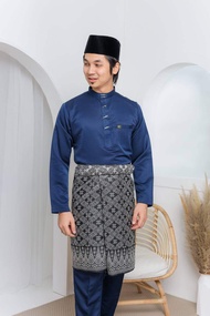 BAJU MELAYU NAVY BLUE BAJU MELAYU BIRU GELAP BAJU MELAYU CUTTING MODEN BAJU MELAYU MODEN BAJU MELAYU