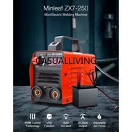 60V Portable ZX7-250 250A Electric Welding Machine Mini Digital Display MMA ARC DC Inverter Plastic-
