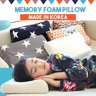 ▶Memory Foam Pillow◀ Made in Korea / Comfort Memory Foam Contour Cervical Neck Comfort Bed Pillow / SLEEP ELASTIC MEMORY FOAM ANTI-FUNGAL PILLOW NECK BACK SUPPORT PILLOW / Health Care