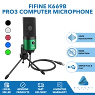 Fifine K669B Pro3 USB Microphone - Perfect for Recording & Streaming