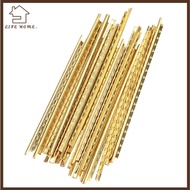 YELGIRL 19PCS Guitar Fret Wire, Brass Material Copper Brass Frets Wire, Premium 2.0mm Fret Wire Set 