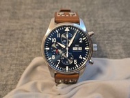 "Used" IWC SS Pilot Le Petit Prince Chronograph IW377706 二手 萬國 飛行員 藍面 第二代小王子 特別版 全套 有買單