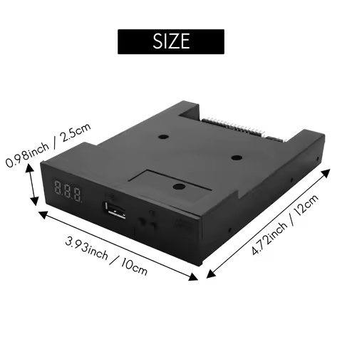 AB47-SFR1M44-U100K Black 3.5 Inch 1.44MB USB SSD FLOPPY DRIVE EMULATOR For YAMAHA KORG ROLAND Electr