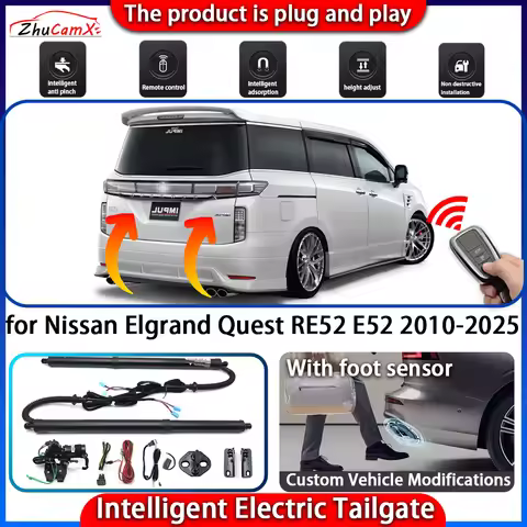 ZhuCamX Smart Powered Tailgate System for Nissan Elgrand Quest RE52 E52 2010-2025 Automatic Intellig