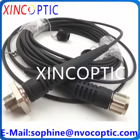 4C ODC Socket-ODC Female To Male Round 200M Fiber Cable Connector And 2Pcs 4Core SM ODC Square Socke
