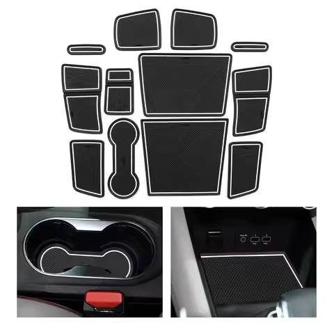 Anti-Slip Gate Slot Cup Mat for Renault Captur 2 2019-2023 Non-Slip Door Groove Pad Interior Accesso