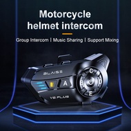 Blaise V6 Plus Motor Helmet Intercom Bluetooth 5.0 Motorcycle Wireless 1000m