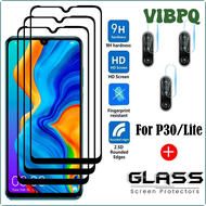 ASVET Voll kleber gehärtetes Glas für Huawei P30 Displays chutzglas für Huawei P30 Lite Kamera Film für Huawei P30 Lite IVBOP