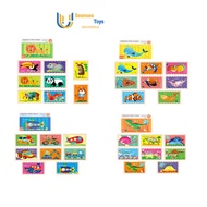 KAYU Baby Educational Toys Creative Animal Strip Puzzle Wooden Stick Children's Educational Toys 1-5