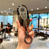 2024 Mercedes-Benz EQE SUV Key Cover Metal Shell Clip High-End Simple Design Car Key Holder for EQE3