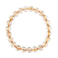 【正佳珠寶】金鈦晶 頂級淨體老礦鈦絲 7.8-8.3mm 金鈦晶手珠