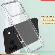 TRANSPARENT FLEXIBLE CASE WITH DEVICE COLOR FOR IPHONE 17 PRO MAX / 17 PRO / 17 AIR / 17