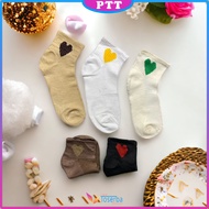Kaos Kaki Panjang Unisex 6867 Motif Love Kaus Kaki Tinggi Pria Wanita Ankle Socks Import Murah PTT