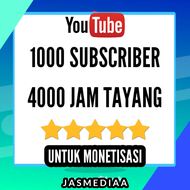 Paket Monetisasi Youtube 1000 Subscriber Dan 4000 Jam Tayang Youtube