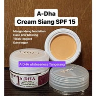 skincare cream siang glowing a DHA original BPOM spf 15 mengandung fondation