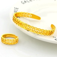 Gold 999.9 New Style Coin Bracelet Ring Cross-Border E-Commercial Coins Copper Coin Bracelet Same St