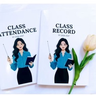 Class Attendance & Class Record Notebook | Teacher Record Book | Student Attendance Log | 60 Pages