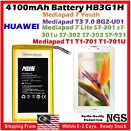 (No LOGO) ORI 4100mAh Battery HB3G1H Compatible For HUAWEI MEDIAPAD T1  MEDIAPAD 7 LITE MEDIAPAD 7.0