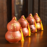 Purple Clay Sealed Jar Storage Jar Tea Jar Ceramic Large Household Pu'er Tea Flower Tea White Tea Lo