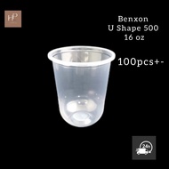 16oz  Bubble Tea Cup / Capsule Cup / U Shape Cup / Thai Cup / U SEAL CUP /Disposable Plastic Cup