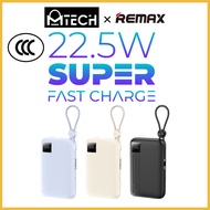 MTech REMAX CCC Certified Powerbank 10000mAh 20000mAh 3C Power bank 22.5W Fast Charging Portable Cha