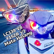 FRONT EAGLE EYE LED HEAD LAMP Y15ZR V2 135LC V8 MATA HELANG  CUSTOM PNP