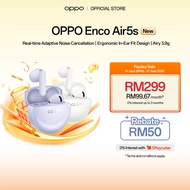 [NEW] OPPO Enco Air5s Wireless Earbuds | Noise Cancellation | Semi-in-ear | 3.9g | AI Translate