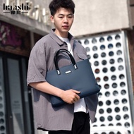Briefcase Casual Waterproof Women's Computer Bag Men's Commuting Gift Oxford Cloth Handheld Meeting 