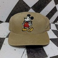 Vintage Walt Disney Mickey Mouse 90s Hat Cap Adjustable Snapback Goofys Co made in usa