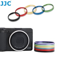 JJC Metal Lens Ring for Ricoh GR3 GR3 HDF Colorful Decoration Lens Ring for Ricoh GR III, Replace Ri