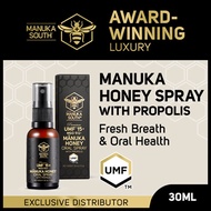 Manuka South Oral Spray UMF15+ Manuka Honey Propolis for Cough Throat Ulcer Gum Bad Breath Immune