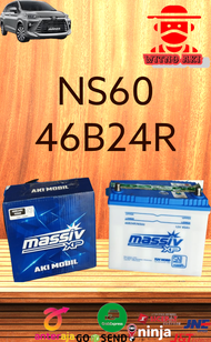 Aki mobil toyota avanza massiv xp ns60 46b24r 12v45ah 12v - 45ah aki basah