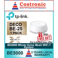 TP-Link deco BE25 1-Pack BE5000 Whole Home Mesh  wifi 7 router ( 3 years Local SG Warranty )