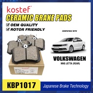 Kostef Brake Pad KBP1017 for VW Jetta MK6 Rear