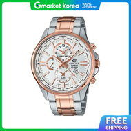 Casio | นาฬกาขอมอผชาย Edifice EFR-304SG-7A ระบบอนาลอก แสดงเวลาโลก ตวเรอนโลหะผสม
