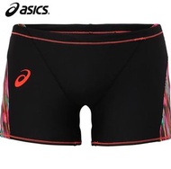 【💥日本直送】Asics 男士泳褲 平腳四角 短泳褲 訓練用 多碼 日本直送 黑紅色