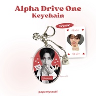 GANTUNGAN ALD1 ACRYLIC KEYCHAIN ALPHA DRIVE ONE KEYCHAIN