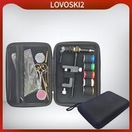 [LovoskiacMY] Portable Rotary Fly Tying Vise Tools Fly Tying Vise Table Station for Fishing