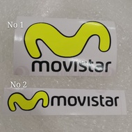 STICKER CUTTING MOVISTAR YELLOW FLUORESCENT