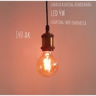 MERAH 4 WATT E27 RED YELLOW LED BULB (RED AGH)