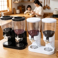 [in stock] Commercial hotel self-service breakfast double-barrel cereal dispenser, multi-grain cerea