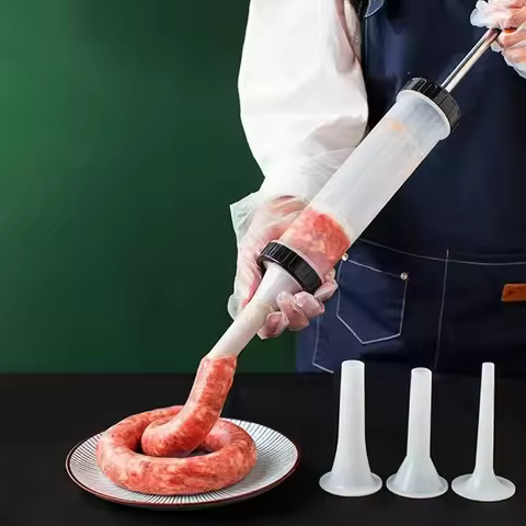 Manual Sausage Stuffing Machine Homemade Sausage Stuffer Sausage Syringe Sausage Stuffer Gadgets Man