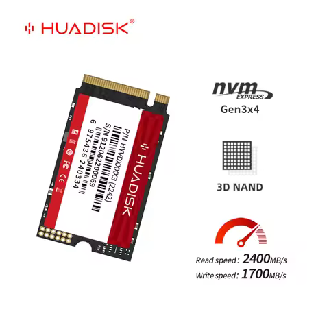 HUADISK M 2 NVMe SSD 512GB 256gb 128GB M.2 2242 Nvme PCIe 2242 SSD 1TB Internal Solid State Disk for