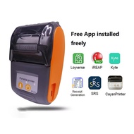 Mobile Printer 58mm portable Thermal Receipt Printer (Bluetooth+USB Connection) Handheld 58mm Receip
