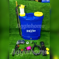 PAYOO เครื่องพ่นยา รุ่น B2IN1-0 ถังพ่นยา 2 ระบบ ขนาด18ลิตร KNAPSACK POWER SPRAYER แบตเตอรี่/แบบโยก พ