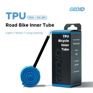 Geoid TPU Inner Tube Road Bicycle Presta Valve Excellent Bike Tire Ultralight 700C 23-30C Compact French PV60 75L Intensity 36G