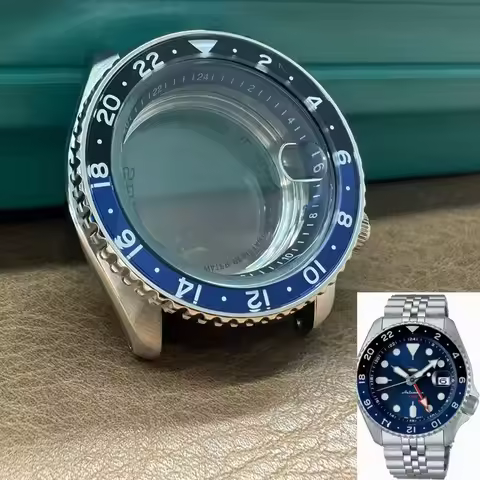 SSK003 SSK001 Men's Watch Case Stainless Steel Case Suitable for NH34 NH35 Movement Watch Accessorie